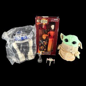 Star Wars Episode I Queen Amidala & Baby Yoda Plush Set